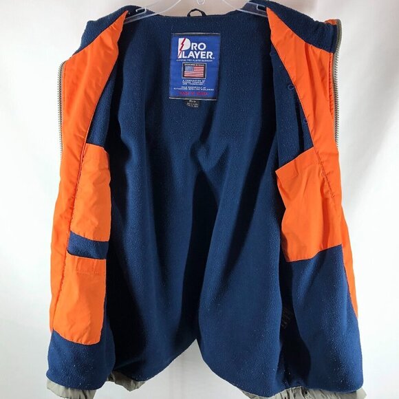 Pro Players Gray And Orange NFL Denver Broncos Coat Size Medium - Picture 6 of 8